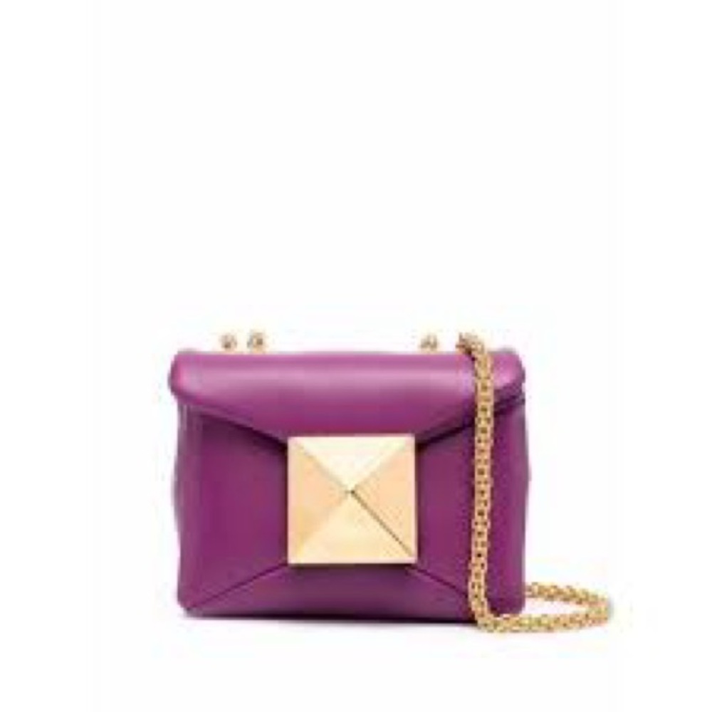 Purple Designer Crossbody Bag